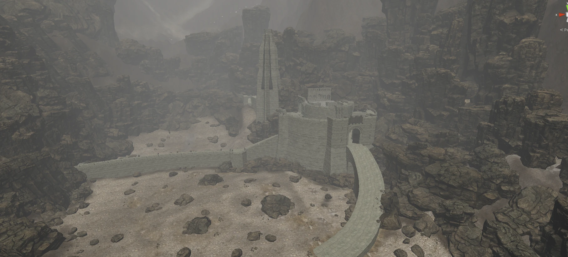 Helm's Deep VR recreation overview